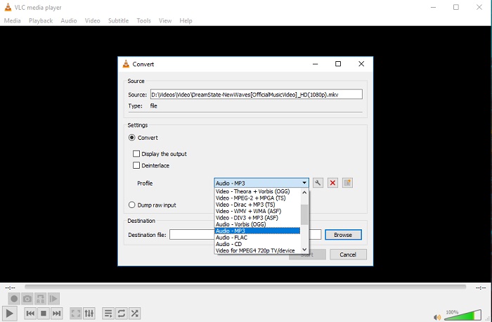 vlc 変換