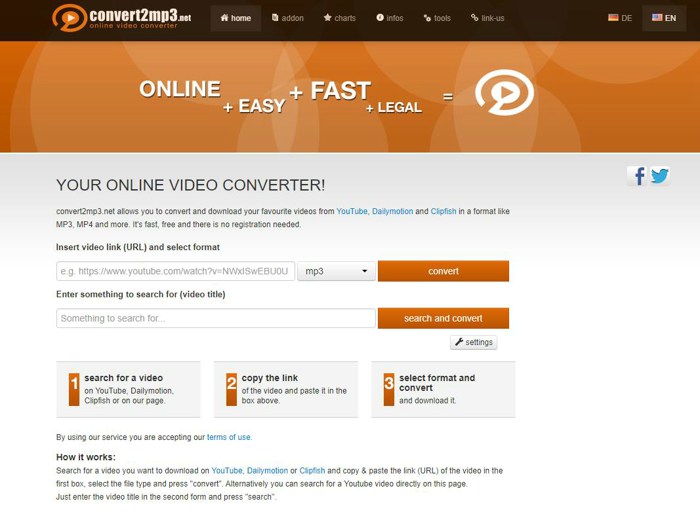 url mp3 変換